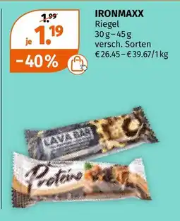 Müller Ironmaxx riegel Angebot