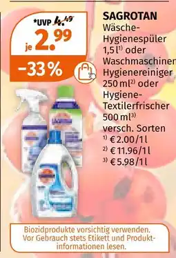 Müller Sagrotan wäsche-hygienespüler Angebot