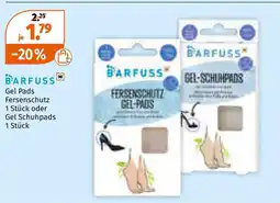 Müller Barfuss gel pads fersenschutz oder gel schuhpads Angebot