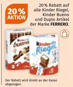 Müller Ferrero 20 % rabatt Angebot