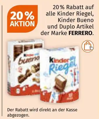 Müller Ferrero 20 % rabatt Angebot