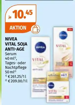 Müller Nivea vital soja anti-age serum Angebot