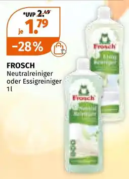 Müller Frosch neutralreiniger oder essigreiniger Angebot