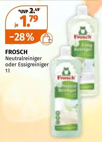 Müller Frosch neutralreiniger oder essigreiniger Angebot