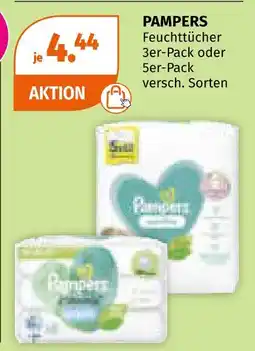 Müller Pampers feuchttücher 3er-pack oder 5er-pack Angebot