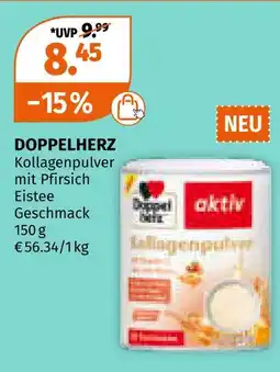 Müller Doppelherz kollagenpulver mit pfirsich eistee geschmack Angebot