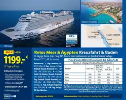 Lidl Ms aroya rotes meer & ägypten kreuzfahrt & baden Angebot