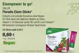 Vitalia Salus floradix eisen sticks Angebot