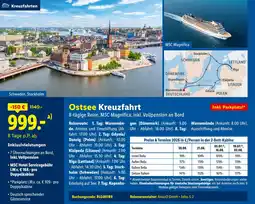 Lidl Msc magnifica ostsee kreuzfahrt Angebot