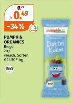Müller Pumpkin organics riegel Angebot