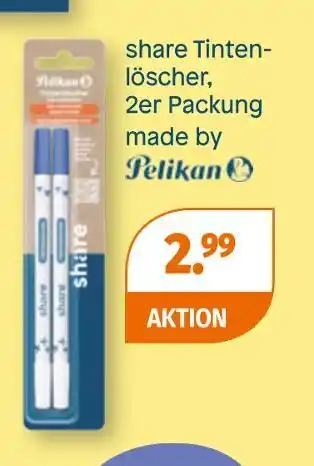 Müller Pelikan share tintenlöscher Angebot