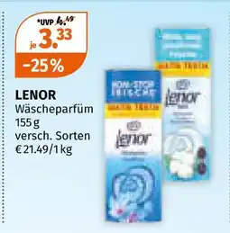 Müller Lenor wäscheparfüm Angebot