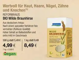 Vitalia Reformhaus bio wilde braunhirse Angebot