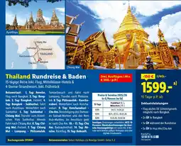 Lidl Thailand rundreise & baden Angebot