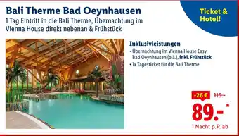 Lidl Bali therme bad oeynhausen Angebot
