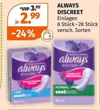 Müller Always discreet Angebot