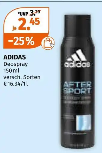 Müller Adidas deospray Angebot