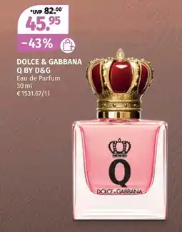 Müller Dolce & gabbana q by d&g eau de parfum Angebot