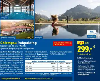 Lidl Aja resort ruhpolding chiemgau ruhpolding Angebot