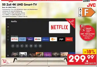 Netto Marken-Discount Jvc 55 zoll 4k uhd smart-tv Angebot