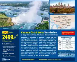 Lidl Kanada ost & west rundreise Angebot