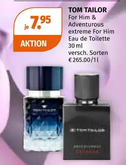Müller Tom tailor for him & adventurous extreme for him eau de toilette Angebot
