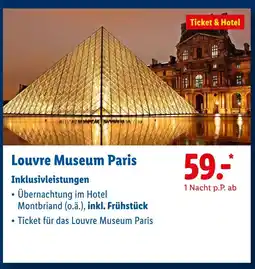 Lidl Louvre museum paris Angebot