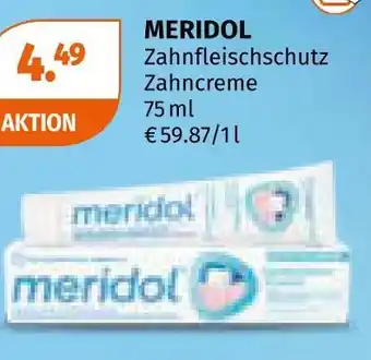 Müller Meridol zahnfleischschutz zahncreme Angebot