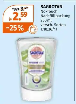 Müller Sagrotan no-touch nachfüllpackung Angebot