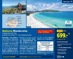 Lidl Mallorca wanderreise Angebot