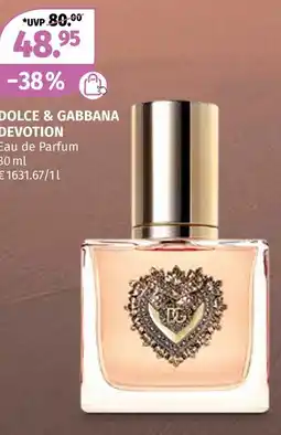 Müller Dolce & gabbana eau de parfum devotion Angebot