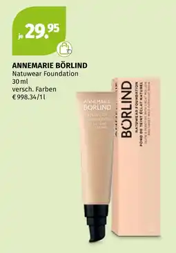 Müller Annemarie börlind natuwear foundation Angebot