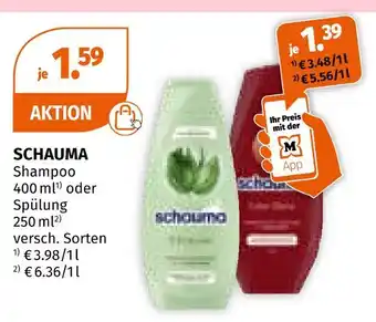 Müller Schauma shampoo oder spülung Angebot