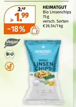 Müller Heimatgut bio linsenchips Angebot