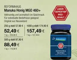 Vitalia Reformhaus manuka honig mgo 460+ Angebot