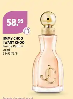 Müller Jimmy choo i want choo Angebot