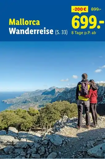 Lidl Mallorca wanderreise Angebot