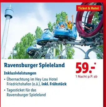 Lidl Ravensburger spieleland Angebot