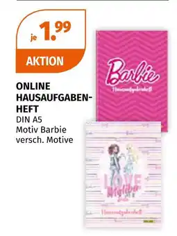 Müller Barbie hausaufgabenheft Angebot