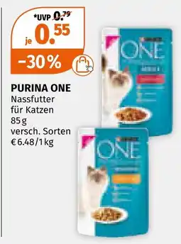 Müller Purina one nassfutter für katzen Angebot