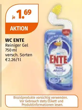 Müller Wc ente reiniger gel Angebot