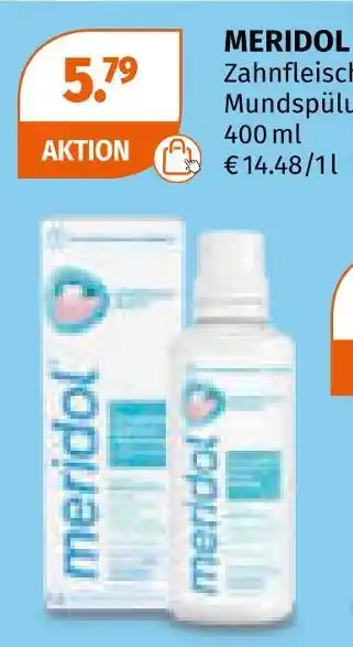 Müller Meridol zahnfleisch mundspülung Angebot