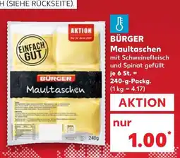 Kaufland Bürger maultaschen Angebot