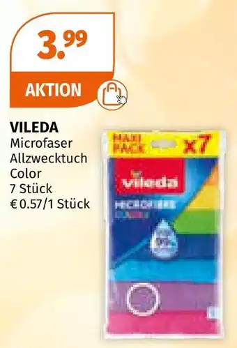 Müller Vileda microfaser allzwecktuch color Angebot