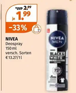 Müller Nivea deospray Angebot