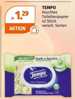 Müller Tempo feuchtes toilettenpapier Angebot
