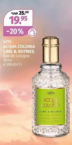 Müller Acqua colonia lime & nutmeg Angebot