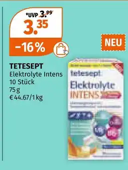 Müller Tetesept elektrolyte intens Angebot