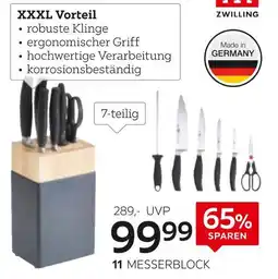 XXXLutz Zwilling messerblock „five star“ Angebot