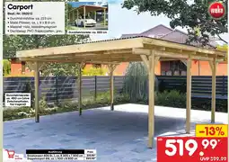 Netto Marken-Discount Weka carport einzelcarport 606 gr. 1 Angebot
